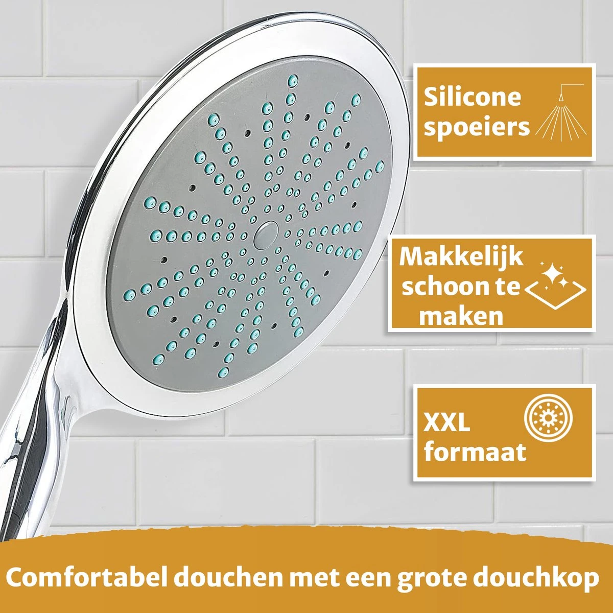 Grote Douchekop - 18cm - Levay ® 9 Grote Douchekop - 18cm - Levay ® - Afbeelding 7