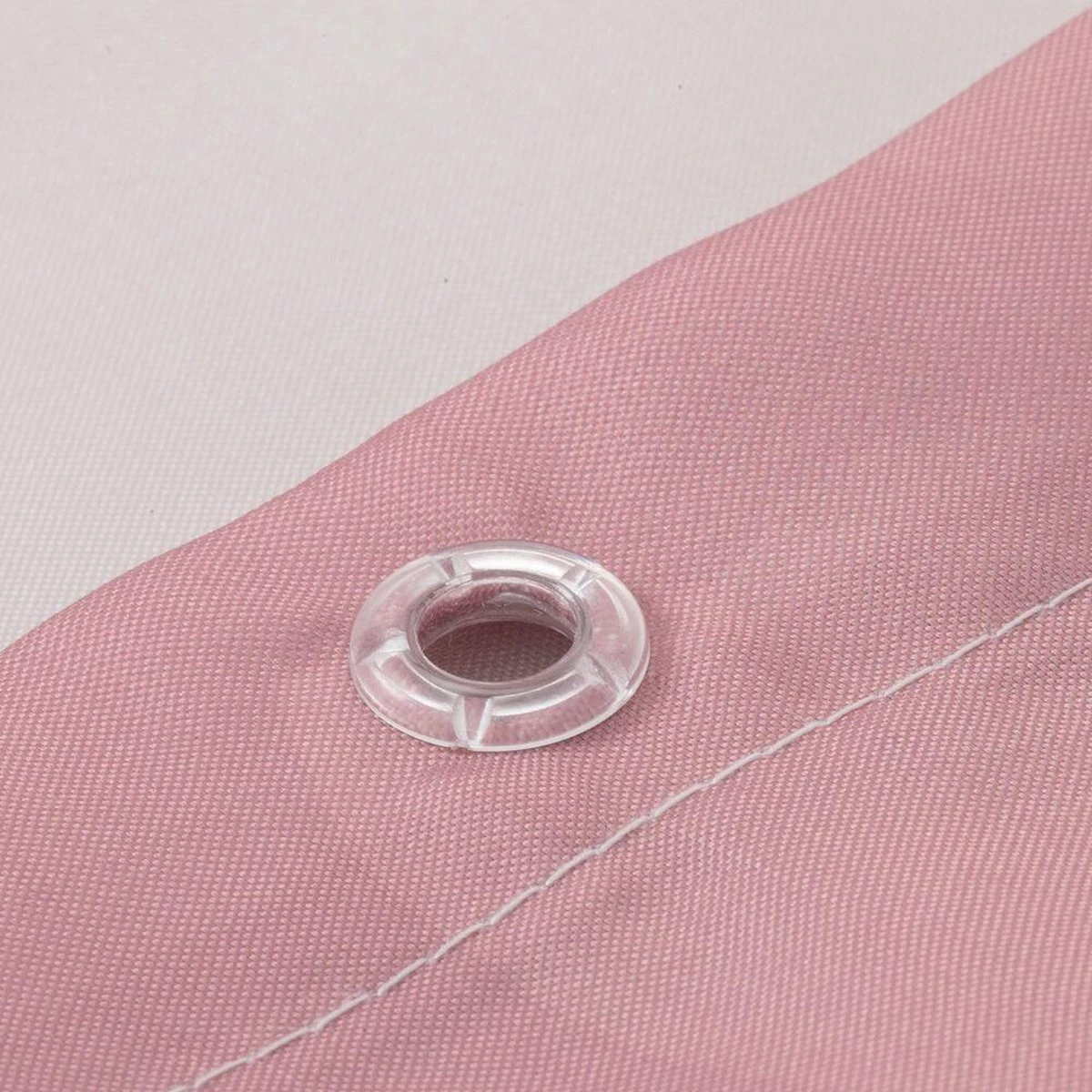 Sealskin Earth - Douchegordijn 180x200 Cm - Polyester Donkerroze / Off-white 13 Sealskin Earth - Douchegordijn 180x200 Cm - Polyester Donkerroze / Off-white - Afbeelding 11