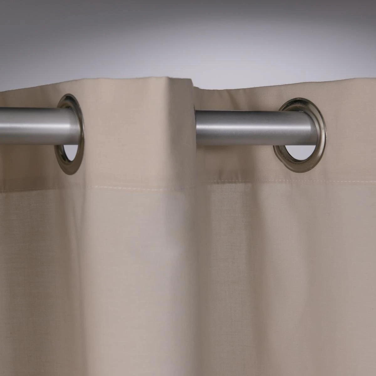 Sealskin Coloris Douchegordijn 180x200 Cm - Polyester / Katoen - Ecru 6 Sealskin Coloris Douchegordijn 180x200 Cm - Polyester / Katoen - Ecru - Afbeelding 4