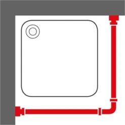 Sealskin - Easy Roll Douchegordijnstangset - 90x90x90 Cm - Wit -Badkamer Accessoires Winkel 1200x1200 2141