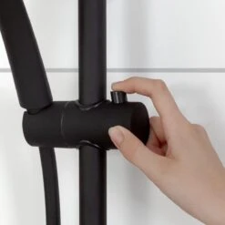 Tiger Twiss Doucheset - Regendouche Ø 30 Cm - Handdouche Ø 12 Cm - Met Thermostaatkraan - 3 Standen - Mat Zwart -Badkamer Accessoires Winkel 1200x1200 2262