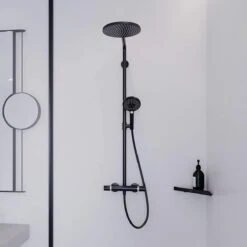 Hansgrohe Crometta S 240 Showerpipe - 1jet - Incl. Thermostaat - Chroom -Badkamer Accessoires Winkel 1200x1200 2276