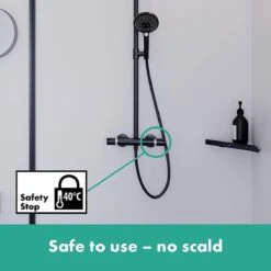 Hansgrohe Crometta S 240 Showerpipe - 1jet - Incl. Thermostaat - Chroom -Badkamer Accessoires Winkel 1200x1200 2279