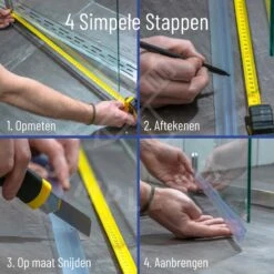 Simple Fix Lekstrip - Douchestrip - Waterkering - 70CM Lang - 6MM Glasdikte - Lekdorpel -Badkamer Accessoires Winkel 1200x1200 2300