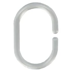 Differnz Douchegordijnringen - Transparant - Kunststof - 6 X 4 Cm - 12 Stuks -Badkamer Accessoires Winkel 1200x1200 2314