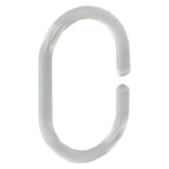Differnz Douchegordijnringen - Transparant - Kunststof - 6 X 4 Cm - 12 Stuks -Badkamer Accessoires Winkel 1200x1200 2321