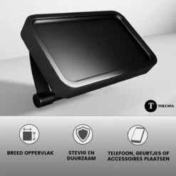 Tolussa Premium WC Rolhouder Zwart Met Plankje - Toiletrolhouder Zwart Met Plankje - Met En Zonder Boren -Badkamer Accessoires Winkel 1200x1200 235