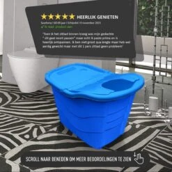Goodlife Zitbad Voor Volwassenen XL – Bath Bucket – 330L 1M Lang – Mobiele Badkuip – Zitbad Voor In De Douche - Zitbad - Mobiele Badkuip - Zitbad Kinderen - Zitbad Voor Volwassenen - Blauw -Badkamer Accessoires Winkel 1200x1200 2373
