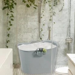 Zitbad Voor Volwassenen - Bath Bucket - Grijs - 200L -Badkamer Accessoires Winkel 1200x1200 2395