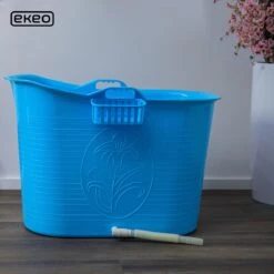 EKEO - Zitbad Voor Volwassenen – Bath Bucket – 200L – Mobiele Badkuip – Inclusief Badrek - Blauw 10 EKEO - Zitbad Voor Volwassenen – Bath Bucket – 200L – Mobiele Badkuip – Inclusief Badrek - Blauw -Badkamer Accessoires Winkel 1200x1200 2406