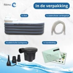 Opblaasbaar Bad Ligbad Zitbad Volwassenen - Ijsbad Badkuip Opblaasbad - Opvouwbaar Bad Opblaas Bad Antraciet -Badkamer Accessoires Winkel 1200x1200 2426