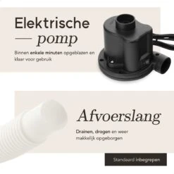 Airlie Opblaasbaar Ligbad Voor Volwassenen – Comfortabel - Opblaasbad - Zitbad - Badkuip – Bath Tub – Opvouwbaar Bad – Bath Bucket – Dubbel Hoofdkussen - Zwart - GRATIS Elektrische Pomp -Badkamer Accessoires Winkel 1200x1200 2430