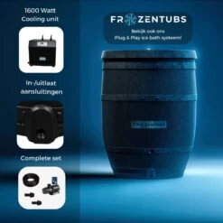 FrozenTubs IJsbad - Zitbad - Ice Bath Bucket - Bathtub - Dompelbad - Wim Hof Methode -Badkamer Accessoires Winkel 1200x1200 2451