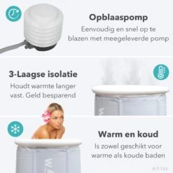 WOTRE Zitbad - Bath Bucket - Ijsbad - Wim Hof Methode - Bad Voor Volwassenen - Mobiele Badkuip - Grijs - 180L 13 WOTRE Zitbad - Bath Bucket - Ijsbad - Wim Hof Methode - Bad Voor Volwassenen - Mobiele Badkuip - Grijs - 180L -Badkamer Accessoires Winkel 1200x1200 2469