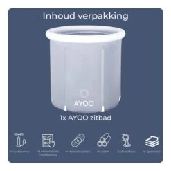 AYOO® Zitbad - Opblaasbaar Bad - Opvouwbaar Bad - Wim Hof Methode - Ijsbad - Badkuip - Zitbad Voor Volwassenen - Bathtub - Zitbaden - Bath Bucket - Inclusief Voetpomp - Grijs 19 AYOO® Zitbad - Opblaasbaar Bad - Opvouwbaar Bad - Wim Hof Methode - Ijsbad - Badkuip - Zitbad Voor Volwassenen - Bathtub - Zitbaden - Bath Bucket - Inclusief Voetpomp - Grijs -Badkamer Accessoires Winkel 1200x1200 2481