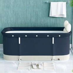 Merkloos Opvouwbaar Bad Voor Volwassenen | Opblaasbaar Zitbad BLAUW – Mobiele Badkuip – Bath Bucket – Zwembad -Badkamer Accessoires Winkel 1200x1200 2487