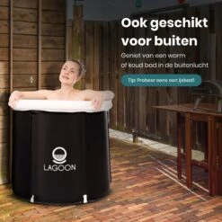 Lagoon® Opblaasbaar Zitbad Voor Volwassenen Bathbucket - Met Relaxing Giftset - Wim Hof Methode - Opvouwbaar & Inklapbaar Spa Bad - Bath Bucket - IJsbad - Opblaasbad - Dompelbad -Badkamer Accessoires Winkel 1200x1200 2492