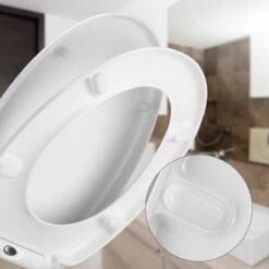 Casaria Wc Bril Duroplastic - Soft-close – Antibacterieel Wit -Badkamer Accessoires Winkel 1200x1200 2591