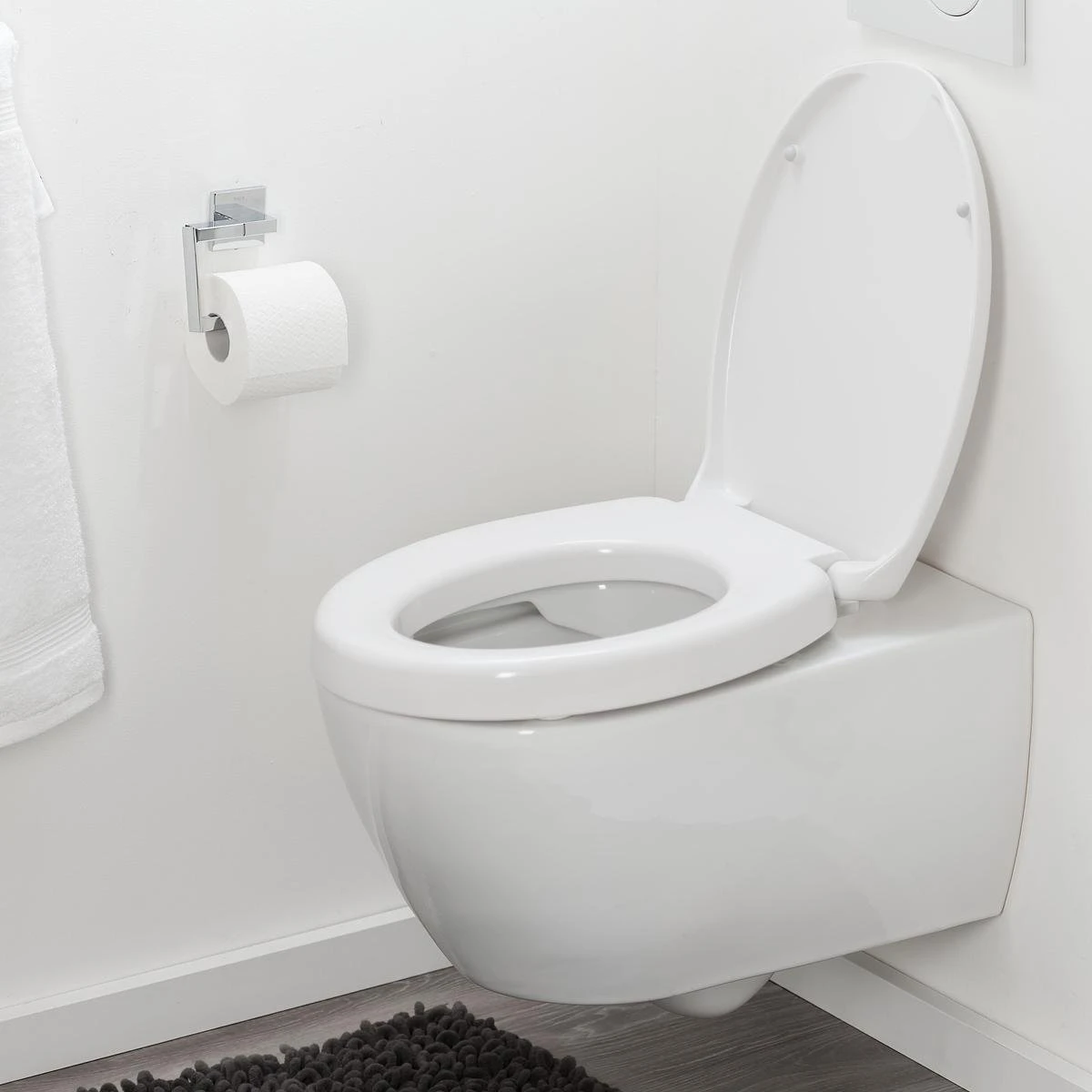 Tiger Comfort Care - Toiletbril Met Deksel - WC Bril - Softclose - Toiletverhoger 5 Cm - Duroplast Wit 10 Tiger Comfort Care - Toiletbril Met Deksel - WC Bril - Softclose - Toiletverhoger 5 Cm - Duroplast Wit - Afbeelding 8