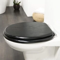 Tiger Blackwash - Toiletbril - WC Bril - MDF - Zwart -Badkamer Accessoires Winkel 1200x1200 2635