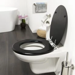 Tiger Blackwash - Toiletbril - WC Bril - MDF - Zwart -Badkamer Accessoires Winkel 1200x1200 2637