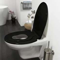 Tiger Tulsa - Toiletbril Met Deksel - WC Bril - Thermoplast Zwart -Badkamer Accessoires Winkel 1200x1200 2681