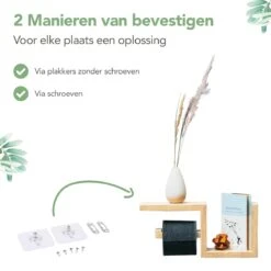 Premium Toiletrolhouder Met Plankje Zonder Boren (incl. Zuignappen En Schroeven) - WC Rolhouder - Toiletpapierhouder Staand | B&H -Badkamer Accessoires Winkel 1200x1200 288