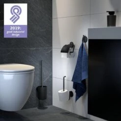 Tiger Tune - Toiletborstel Met Houder - Zwart Metaal Geborsteld / Zwart -Badkamer Accessoires Winkel 1200x1200 33