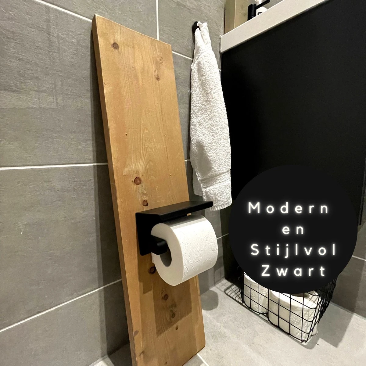 WC Rolhouder - Zelfklevend Toiletrolhouder Met Plankje - WC Papier Houder Zonder Boren - WC Rolhouder Met Plankje - Toiletrolhouder - Toiletrolhouder Zwart - Fienosa 12 WC Rolhouder - Zelfklevend Toiletrolhouder Met Plankje - WC Papier Houder Zonder Boren - WC Rolhouder Met Plankje - Toiletrolhouder - Toiletrolhouder Zwart - Fienosa - Afbeelding 10