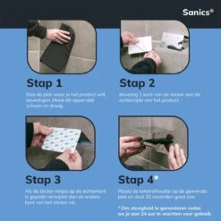 Sanics WC Rolhouder Zilver – Toiletrolhouder Zonder Boren – Met Plankje - Zelfklevend - RVS -Badkamer Accessoires Winkel 1200x1200 371