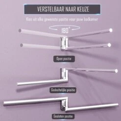 Nolad® Handdoekrek 2 Armig - Handdoekhouder - Handdoekenrek - RVS - Chroom 14 Nolad® Handdoekrek 2 Armig - Handdoekhouder - Handdoekenrek - RVS - Chroom -Badkamer Accessoires Winkel 1200x1200 426