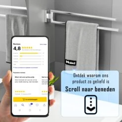 Nolad® Handdoekrek 2 Armig - Handdoekhouder - Handdoekenrek - RVS - Chroom 15 Nolad® Handdoekrek 2 Armig - Handdoekhouder - Handdoekenrek - RVS - Chroom -Badkamer Accessoires Winkel 1200x1200 427