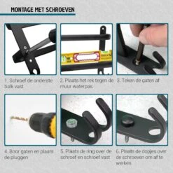 Vannons - Handdoekrek - Handdoekrek Badkamer - 2 Handdoeken - Zwart -Badkamer Accessoires Winkel 1200x1200 477