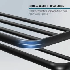 Vannons - Handdoekrek - Handdoekrek Badkamer - 2 Handdoeken - Handdoekrek Zelfklevend - Zwart -Badkamer Accessoires Winkel 1200x1200 537