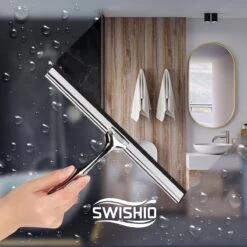 Douchewisser Met Ophangsysteem - Raamwisser - Raamtrekker - RVS - Extra Siliconen Strip -Badkamer Accessoires Winkel 1200x1200 561