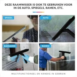 Douchewisser Met Ophanghaak – Trekker Douche – Douchetrekker Voor Badkamer – Raamwisser Douche – Zwart -Badkamer Accessoires Winkel 1200x1200 567