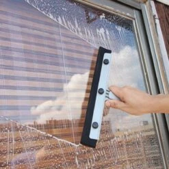 Vitamo™ Premium 2-in-1 Badkamer Vloerwisser Lang Met Ophangsysteem - Douchewisser Met Afdraaibare Wisser - Raamwisser - 180° Draaiend - Uitschuifbaar 70/125 CM - Grijs -Badkamer Accessoires Winkel 1200x1200 570