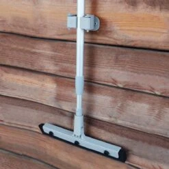 Vitamo™ Premium 2-in-1 Badkamer Vloerwisser Lang Met Ophangsysteem - Douchewisser Met Afdraaibare Wisser - Raamwisser - 180° Draaiend - Uitschuifbaar 70/125 CM - Grijs -Badkamer Accessoires Winkel 1200x1200 573