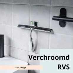 Douchewisser Met Ophanghaak En 2 Extra Strips - Raamwisser Voor Douche - Raamtrekker Chroom -Badkamer Accessoires Winkel 1200x1200 67