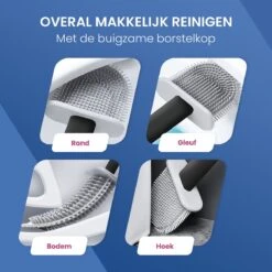 Roegaarden WC Borstel Met Houder – Toiletborstel – Siliconen – Vrijstaand En Hangend – Zwart 15 Roegaarden WC Borstel Met Houder – Toiletborstel – Siliconen – Vrijstaand En Hangend – Zwart -Badkamer Accessoires Winkel 1200x1200 738