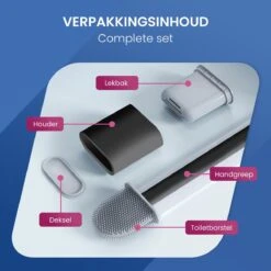 Roegaarden WC Borstel Met Houder – Toiletborstel – Siliconen – Vrijstaand En Hangend – Zwart 17 Roegaarden WC Borstel Met Houder – Toiletborstel – Siliconen – Vrijstaand En Hangend – Zwart -Badkamer Accessoires Winkel 1200x1200 740