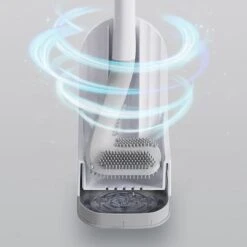 Bradey Toiletborstel Siliconen - WC Borstel Met Houder - Optimale Hygiëne - Golfclub-vorm - Komt In Alle Hoeken -Badkamer Accessoires Winkel 1200x1200 784