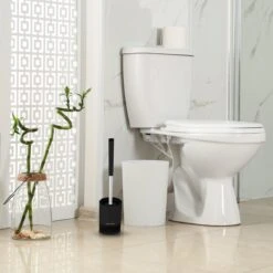 WITTS WC Borstel Met Houder - Staand Of Hangend – Mat Zwart - Incl. Absorberende Pad -Badkamer Accessoires Winkel 1200x1200 819