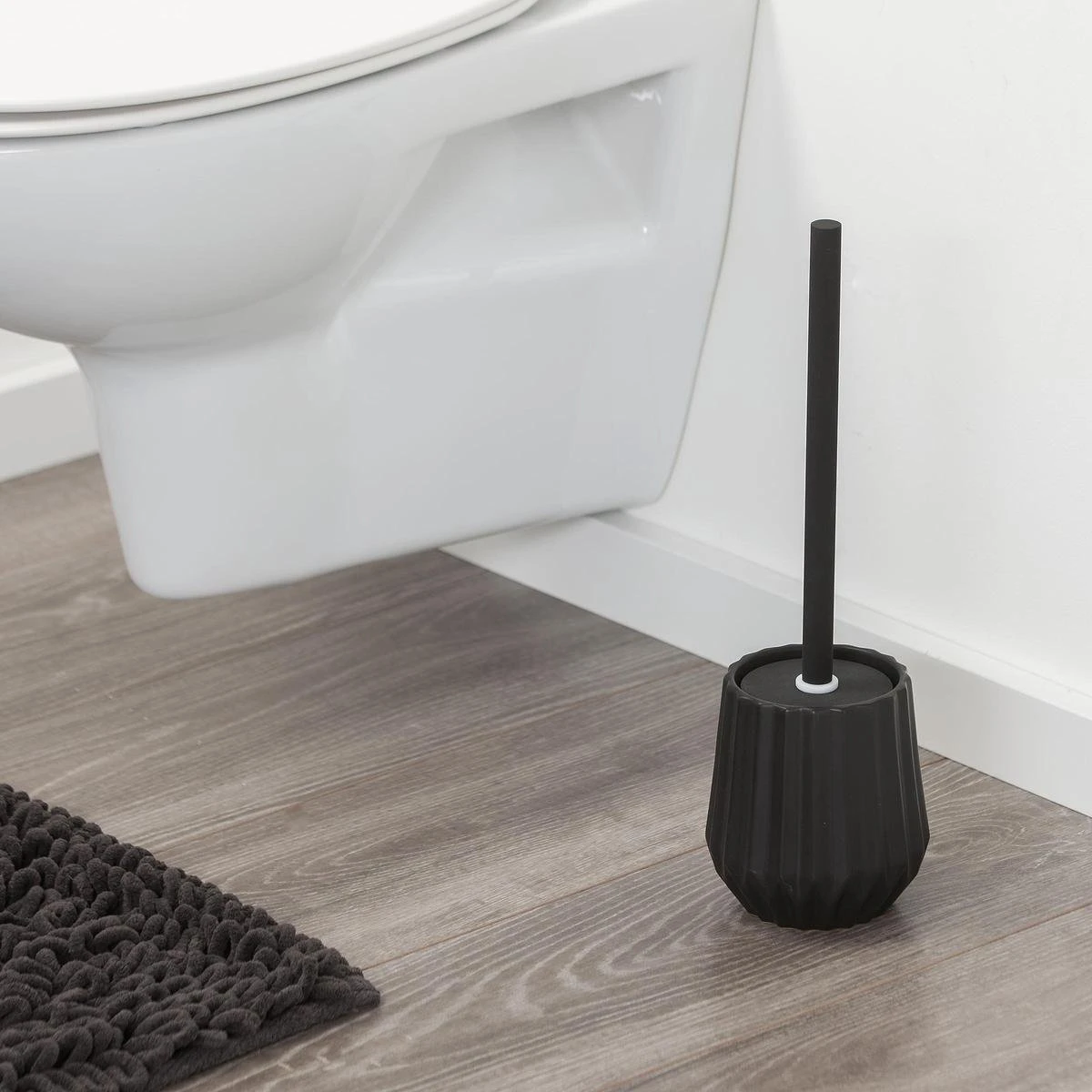 Sealskin Arte Toiletborstel Met Houder Vrijstaand - Zwart 6 Sealskin Arte Toiletborstel Met Houder Vrijstaand - Zwart - Afbeelding 4