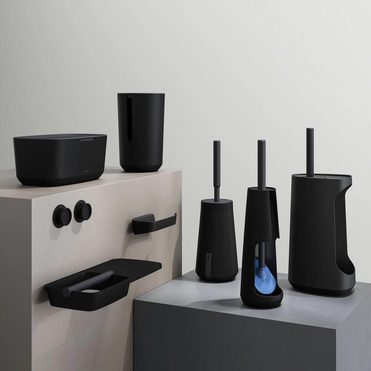 Tiger Tess - Toiletborstelhouder Met Swoop® Borstel Flexibel - Zwart / Antraciet 8 Tiger Tess - Toiletborstelhouder Met Swoop® Borstel Flexibel - Zwart / Antraciet - Afbeelding 6