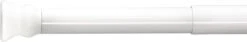 RIDDER Douchegordijnstang Telescopisch 70-115 Cm Wit 55101 -Badkamer Accessoires Winkel 1200x203 1