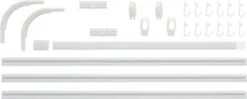 Sealskin - Easy Roll Douchegordijnstangset - 90x90x90 Cm - Wit -Badkamer Accessoires Winkel 1200x480