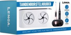 Lenga Tandenborstelhouder - Elektrische Tandenborstel Houder - Dubbele Tandenborstel Houder - Tandenborstel Houder Zwart -Badkamer Accessoires Winkel 1200x589 1