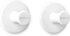 Brabantia ReNew Handdoekhaakjes - 2 Stuks - White -Badkamer Accessoires Winkel 1200x618