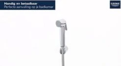 GROHE New Tempesta-F 30 Trigger Spray Doucheset - Ø 3,6 Cm - 1 Straalstand - Chroom - 27513001 -Badkamer Accessoires Winkel 1200x658 1
